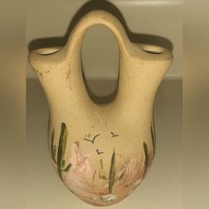 Vintage Navajo Wedding Vase/Pottery Signed By Artist Tasso